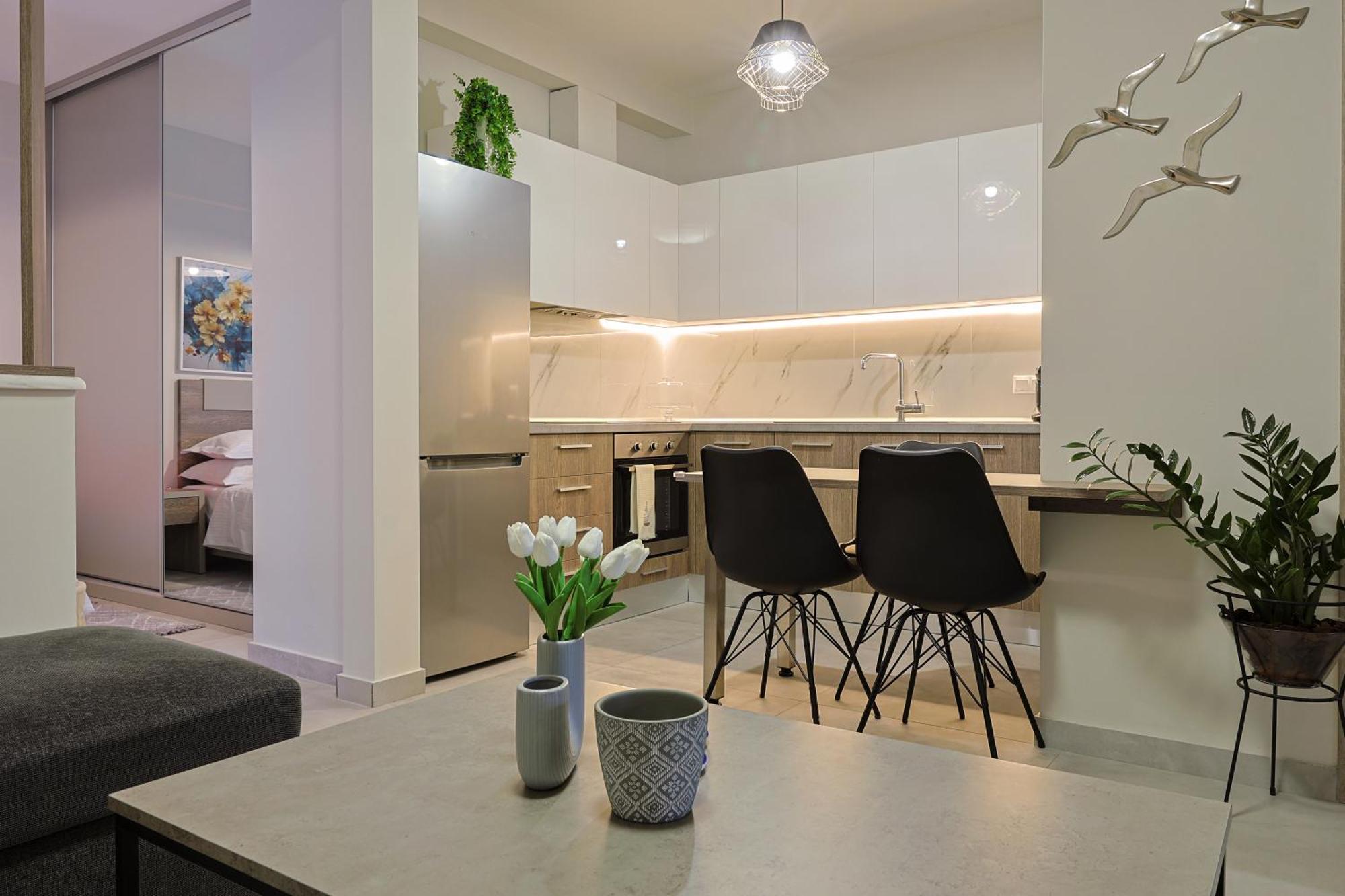 Apartmán Zeta-Garden Oasis & Private Parking By Optimum Link Kateríni Exteriér fotografie