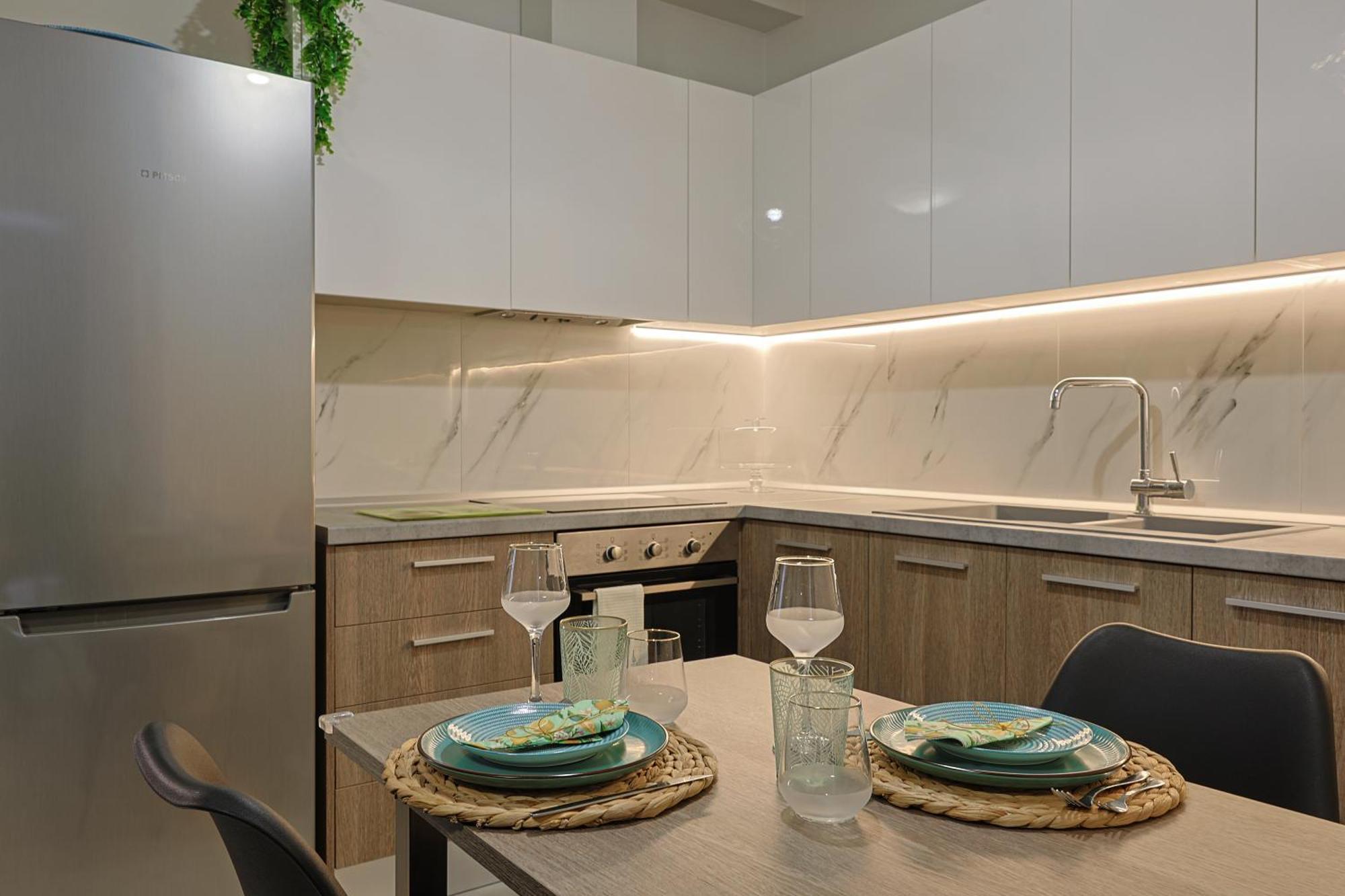 Apartmán Zeta-Garden Oasis & Private Parking By Optimum Link Kateríni Exteriér fotografie