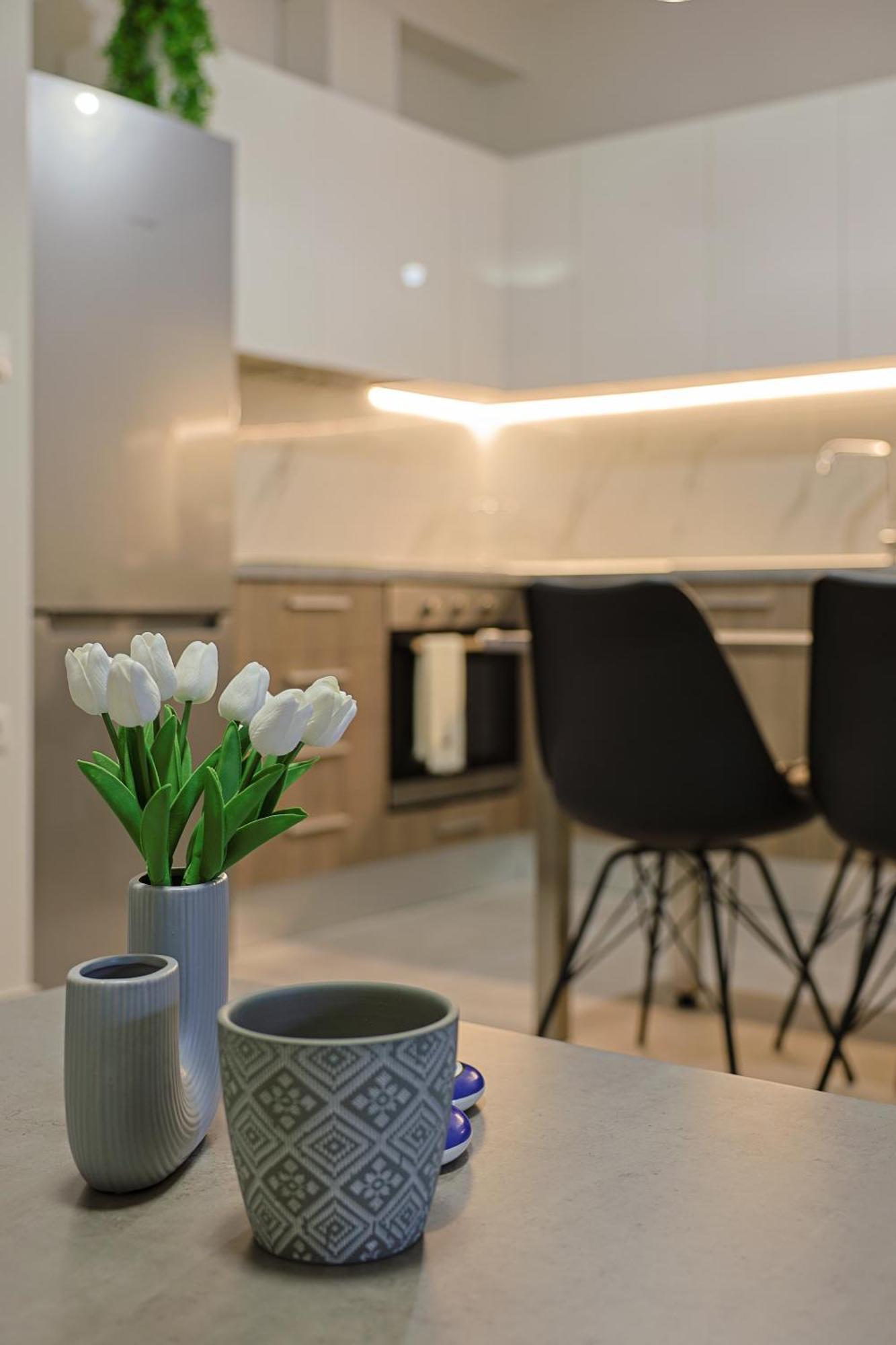 Apartmán Zeta-Garden Oasis & Private Parking By Optimum Link Kateríni Exteriér fotografie